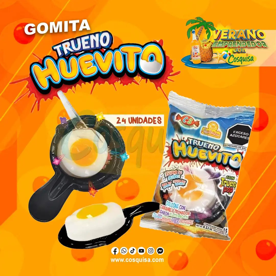 Gomita trueno huevito