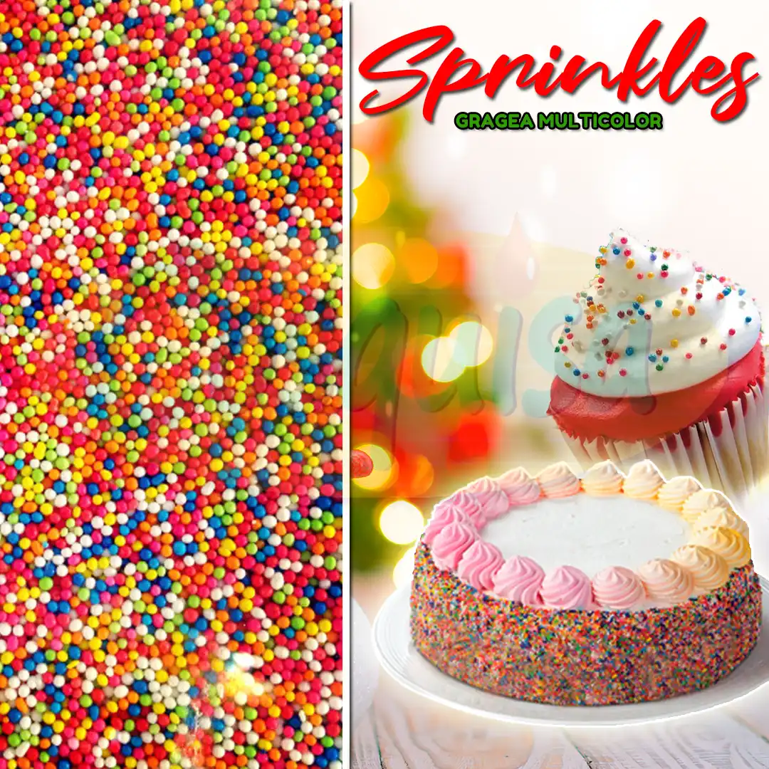 gragea multicolor, chispitas para panadería, helados