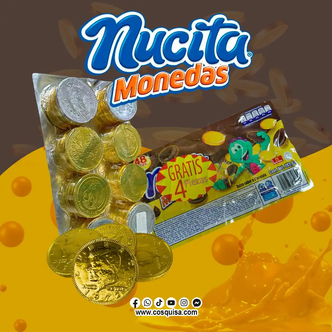 Monedas de chocolate