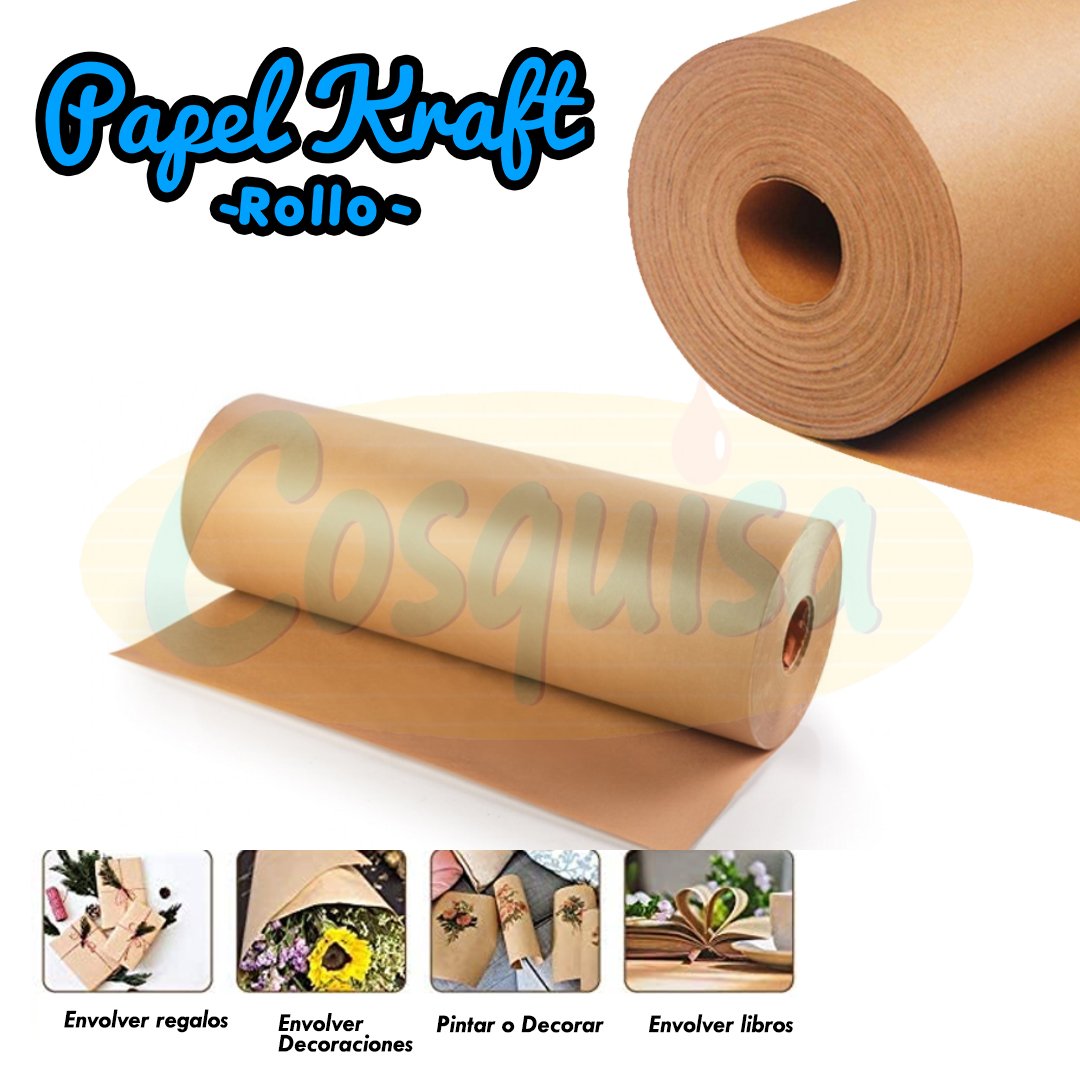 Papel kraft en rollo