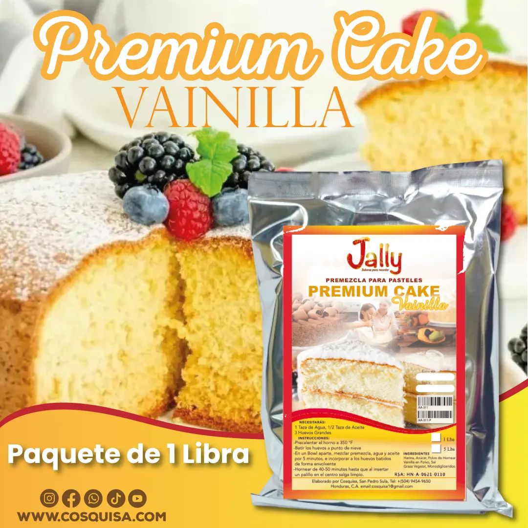 Premezcla de vainilla Jally