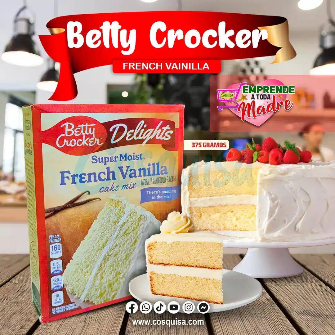 Premezcla betty croker vainilla