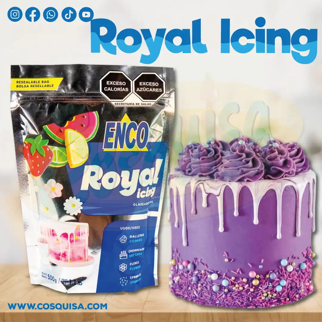 Royas Icing Enco para decorar galletas y pasteles.