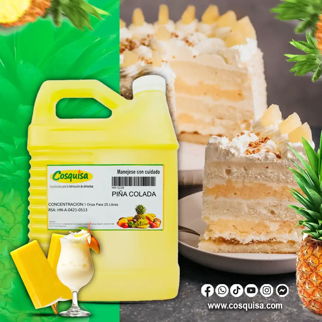 Sabores para alimentos, bebidas, panadería, heladería