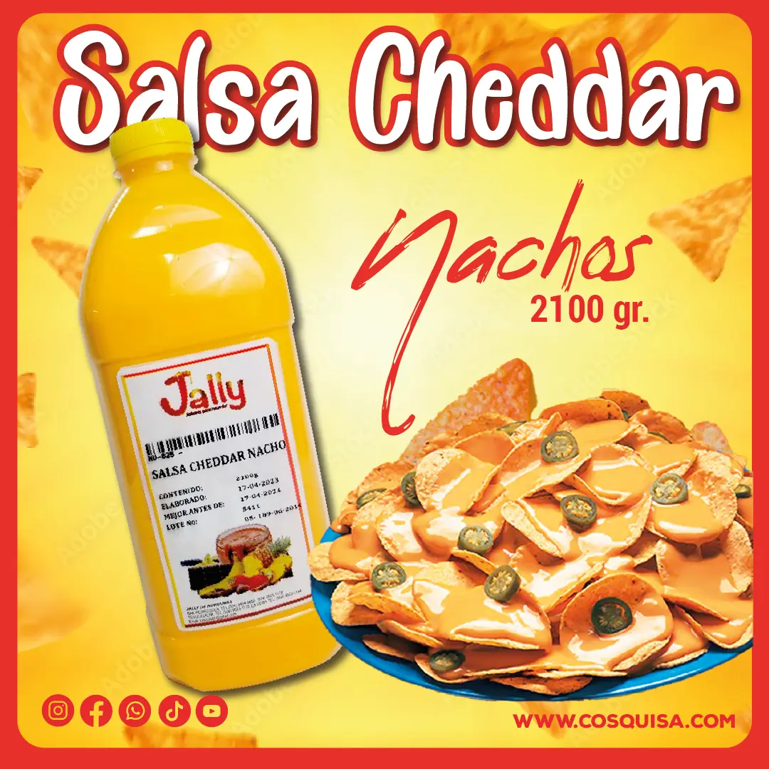 Salsa Cheddar para nachos