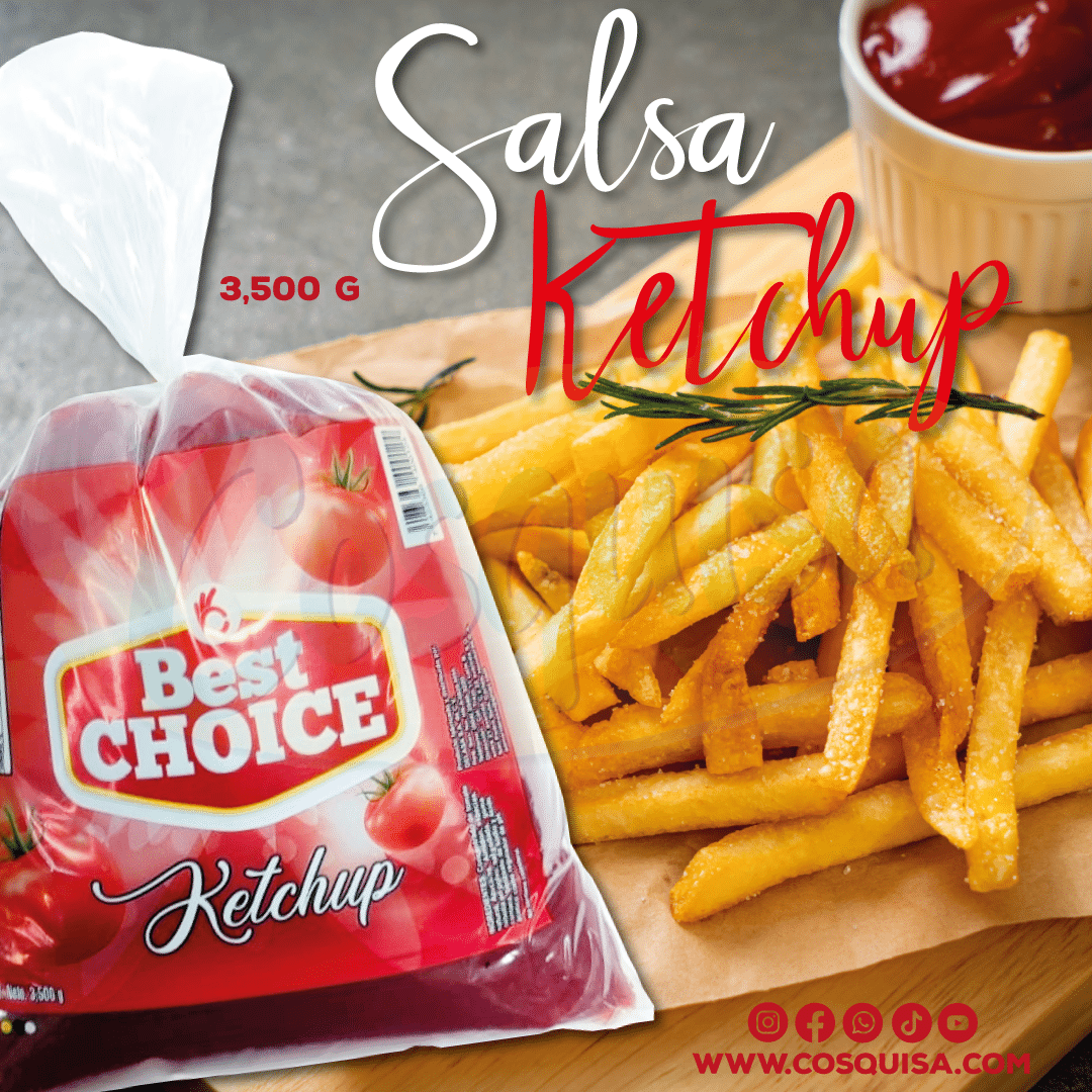 Salsa de tomate ketchup