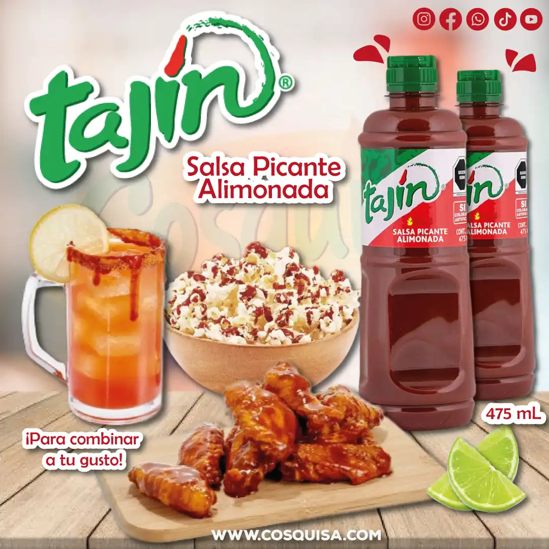 Salsa picante alimonada tajín
