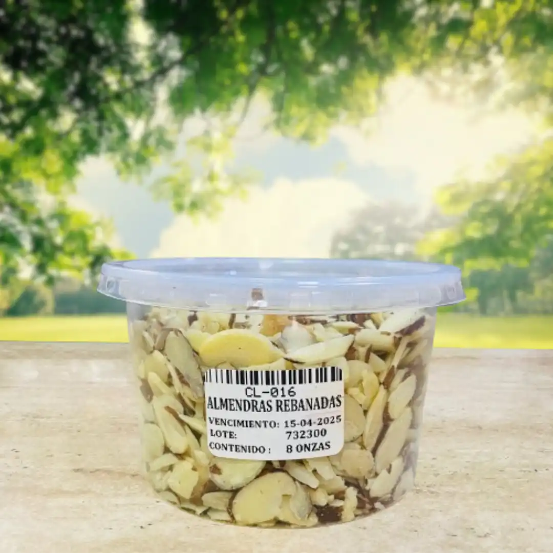 Semilla de almendra en rebanadas o hojuelas