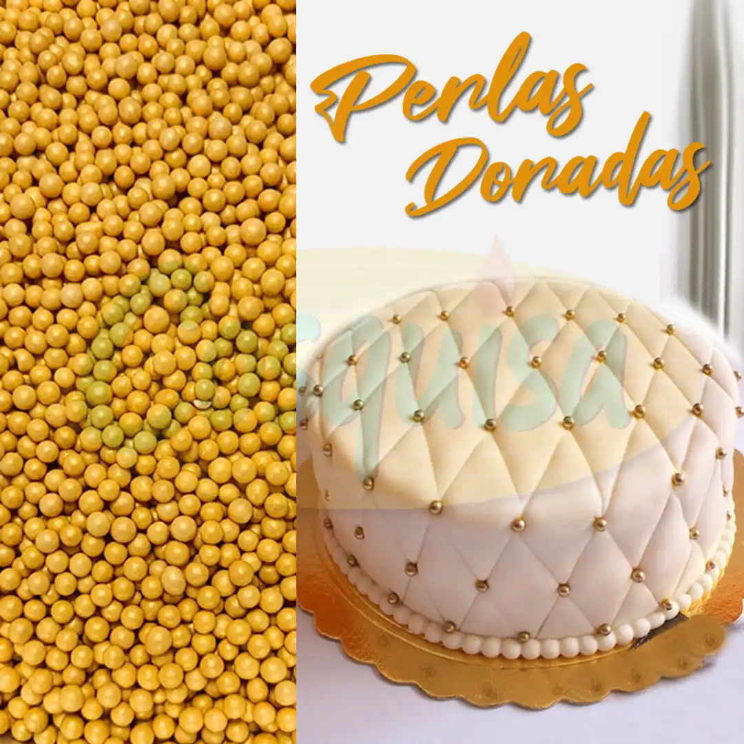 Sprinkle perla dorada
