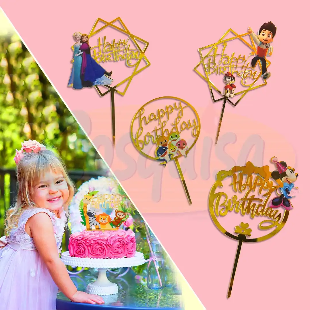 Toppers para pasteles, Cumpleaños