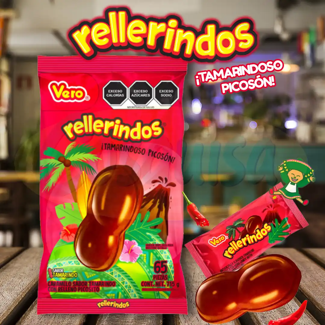 Confite relleno rellerindos tamarindo