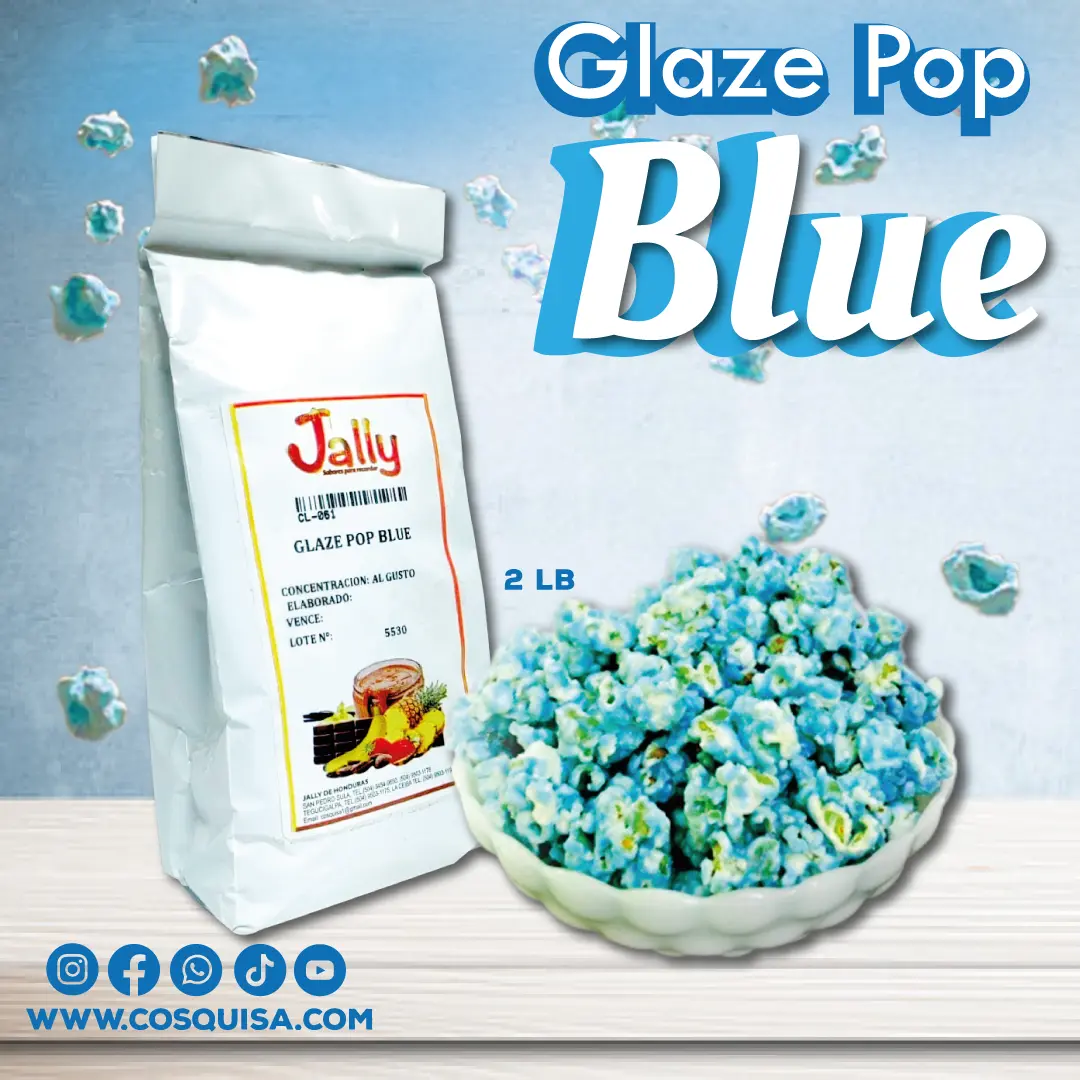 Glaze pop blue para palomitas