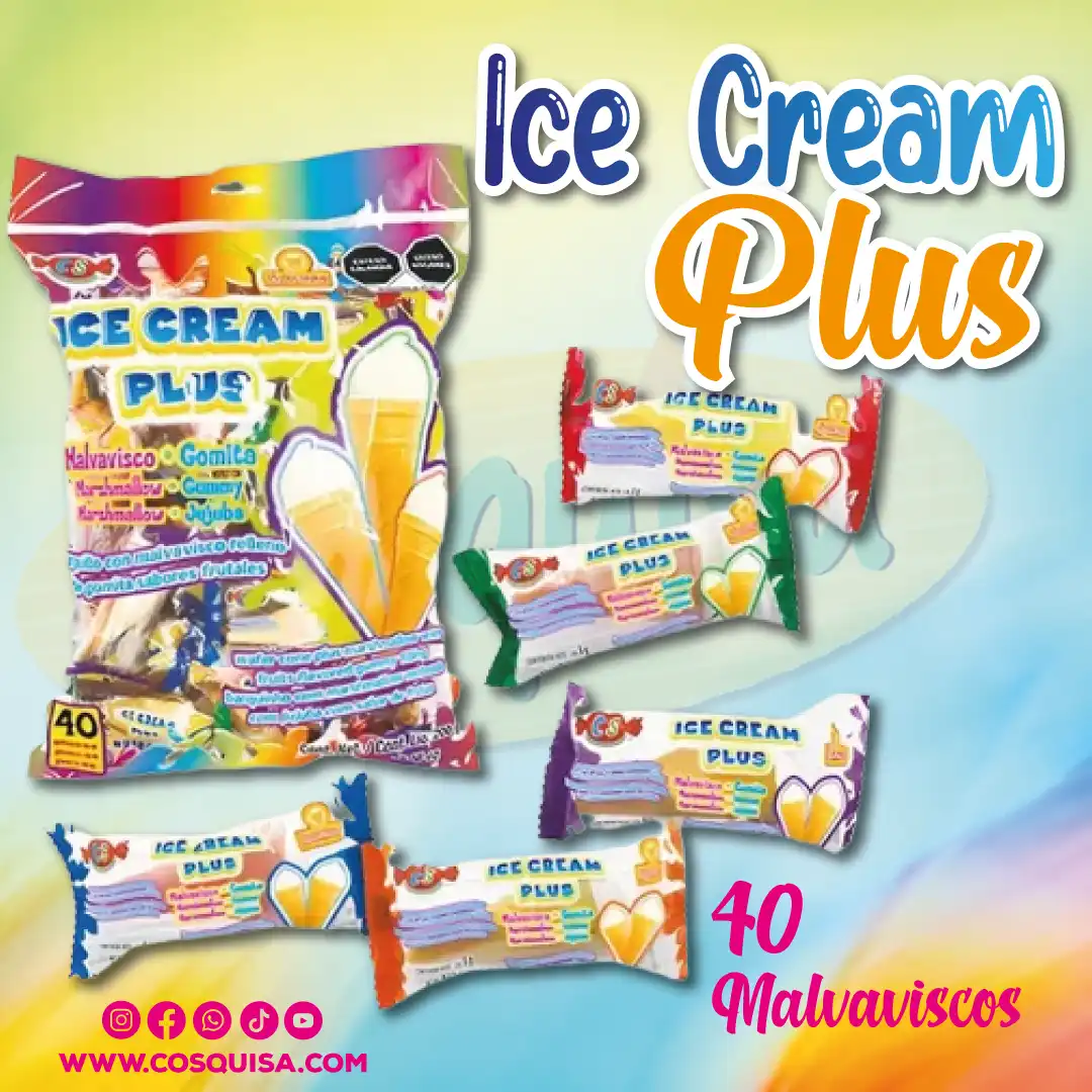 Malvaviscos ice cram plus