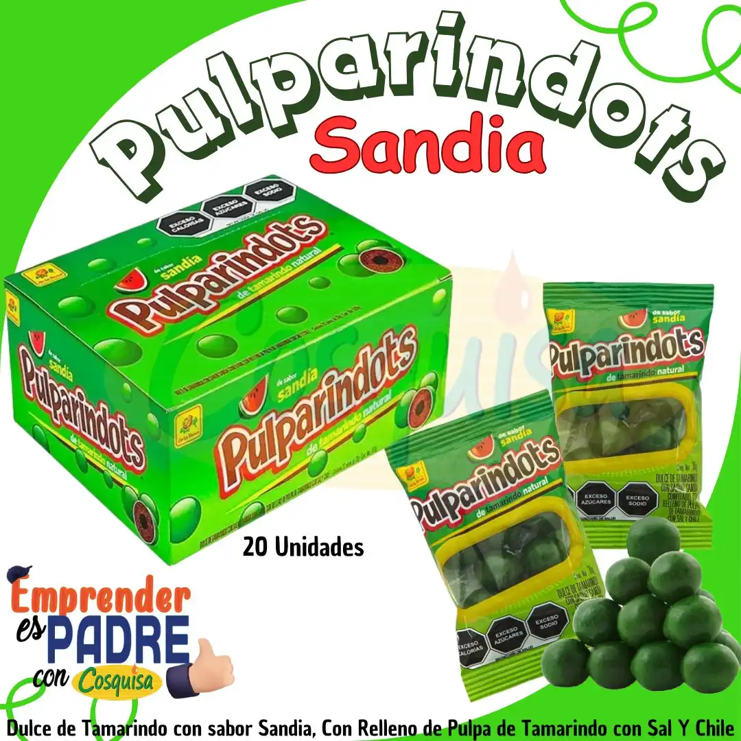 Pulparindos de sandia