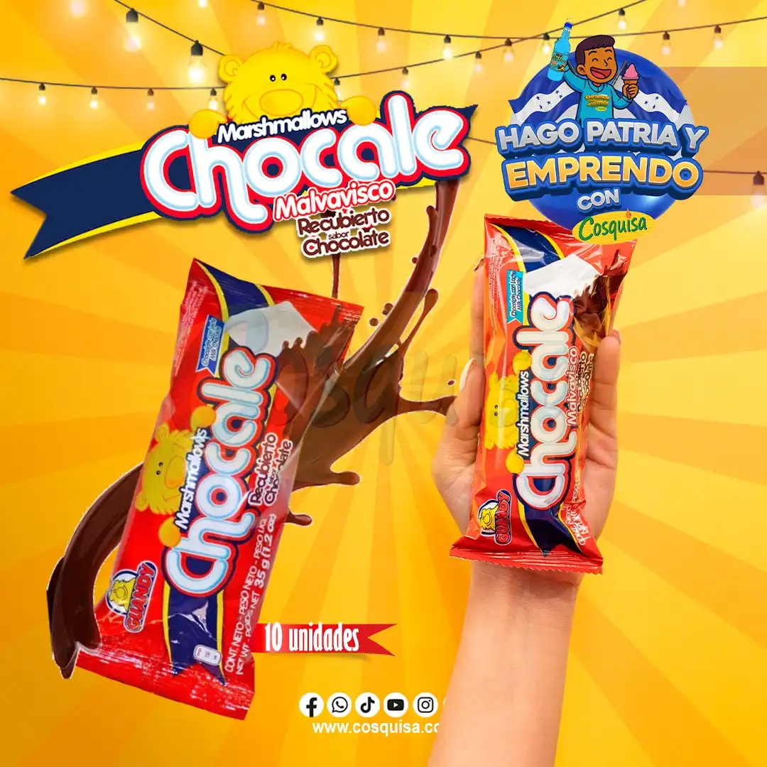 Malvavisco Chocale recubierto con chocolate