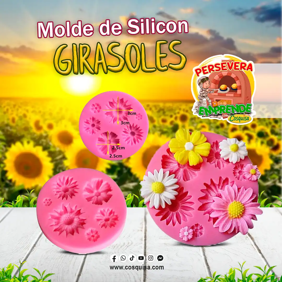 molde-de-silicon-girasoles