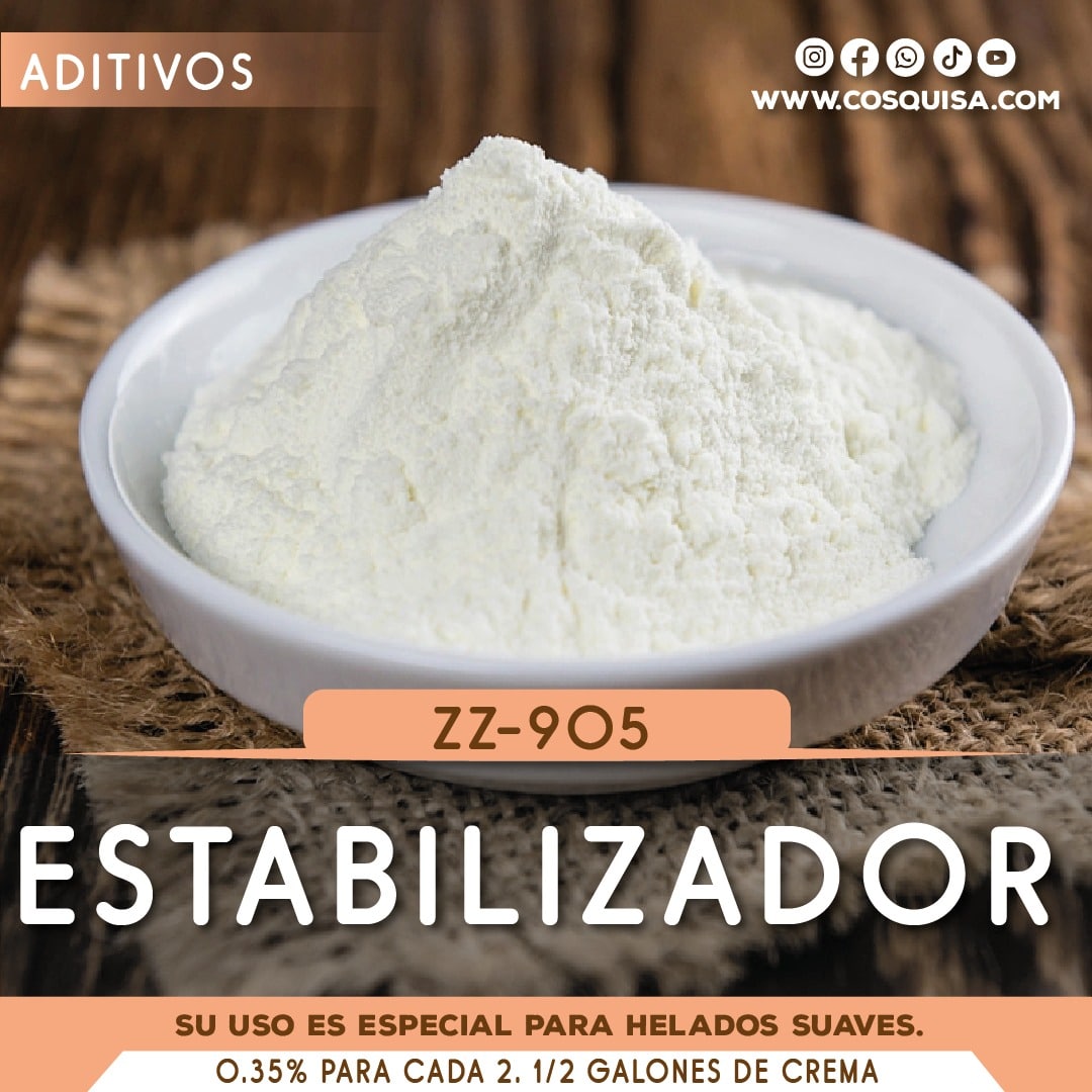Estabilizador ZZ-905 para helado.