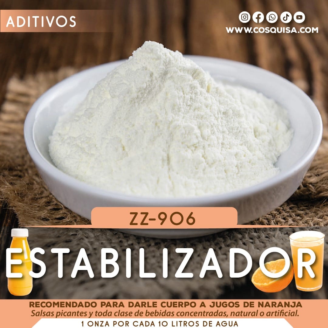 Estabilizador ZZ-906 espesante para paletas y topogigios.