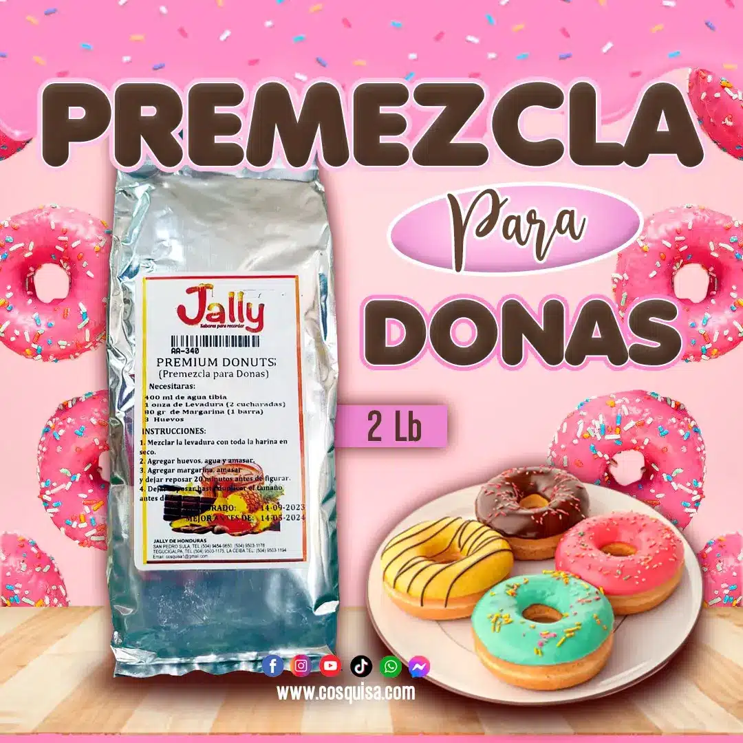 Premezcla para donas suaves y esponjosas.