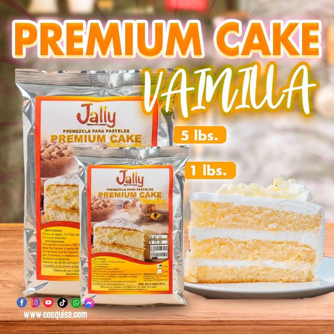 Premezcla Premium para Torta/Pastel de Vainilla