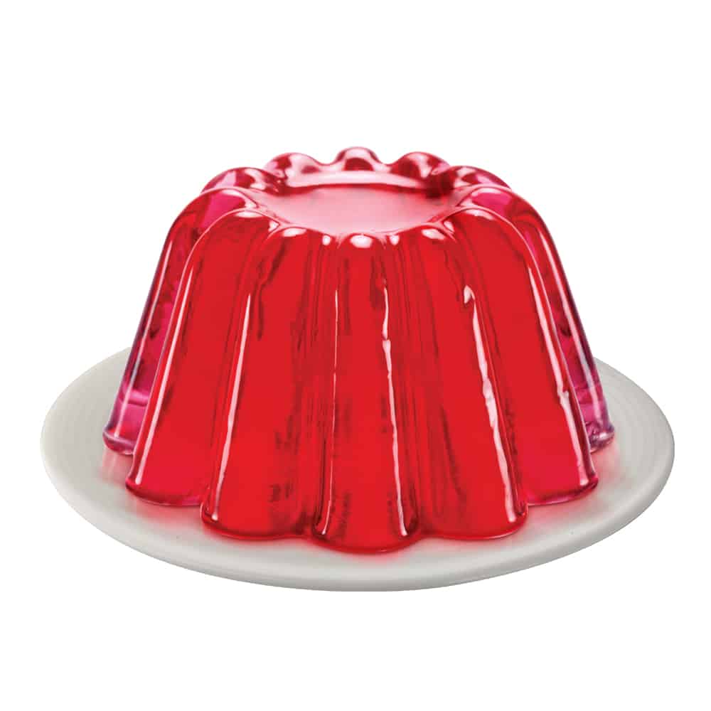 Preparación de gelatina vertiendo mezcla líquida en moldes.