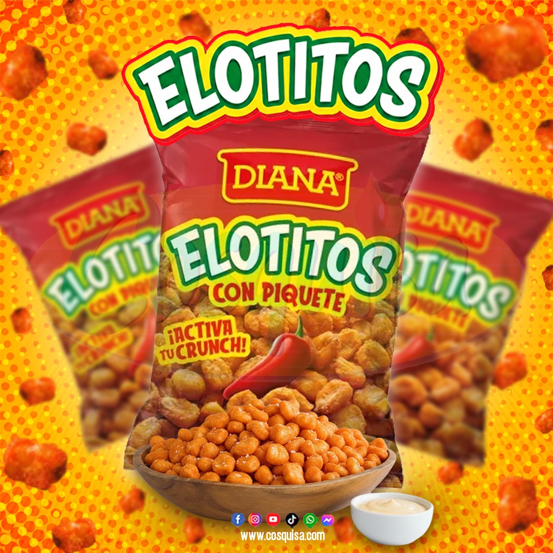 Churros de elotitos, snack crujiente de maíz ideal para fabricación de botanas y snacks