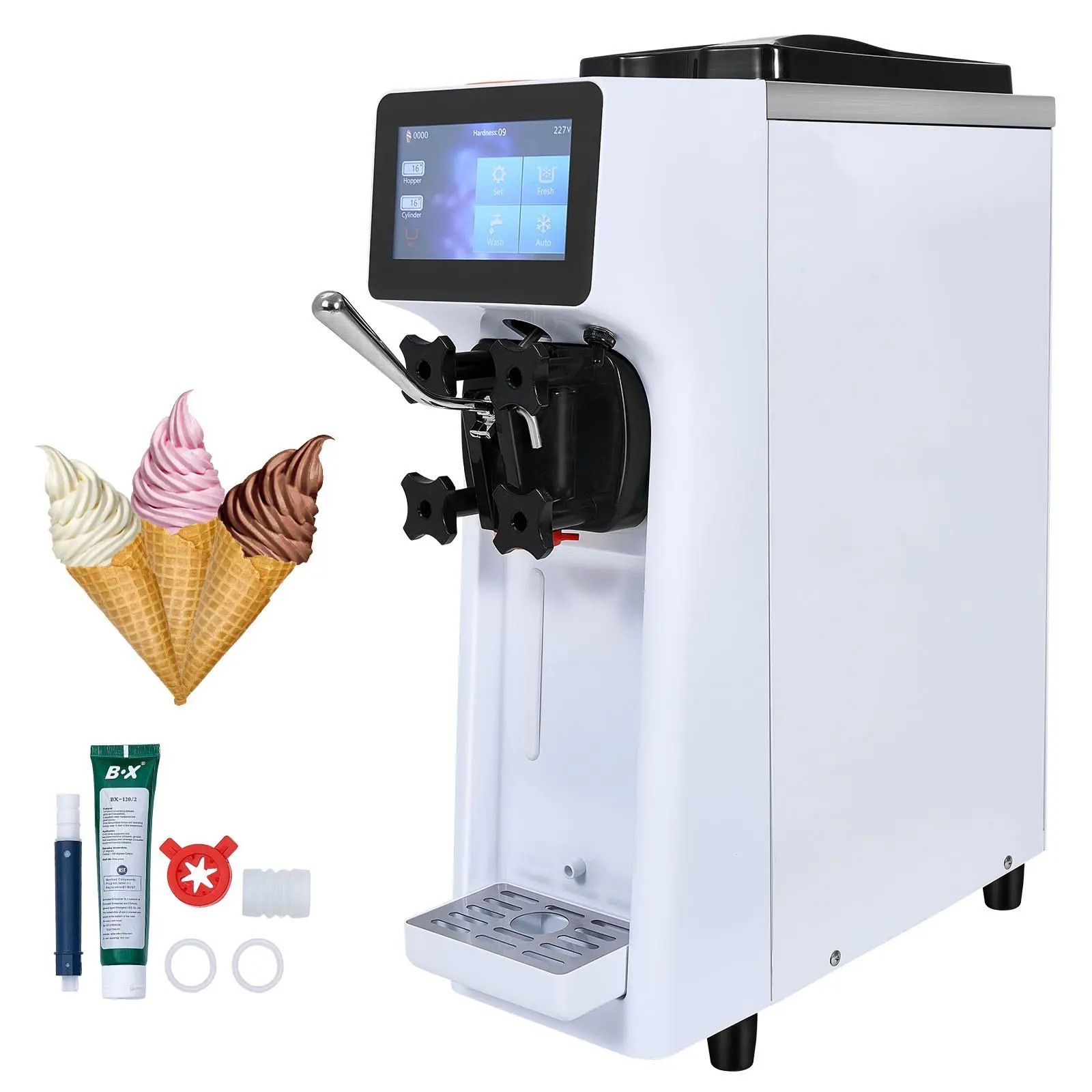 Máquina de helado suave de un depósito para negocios y emprendimientos