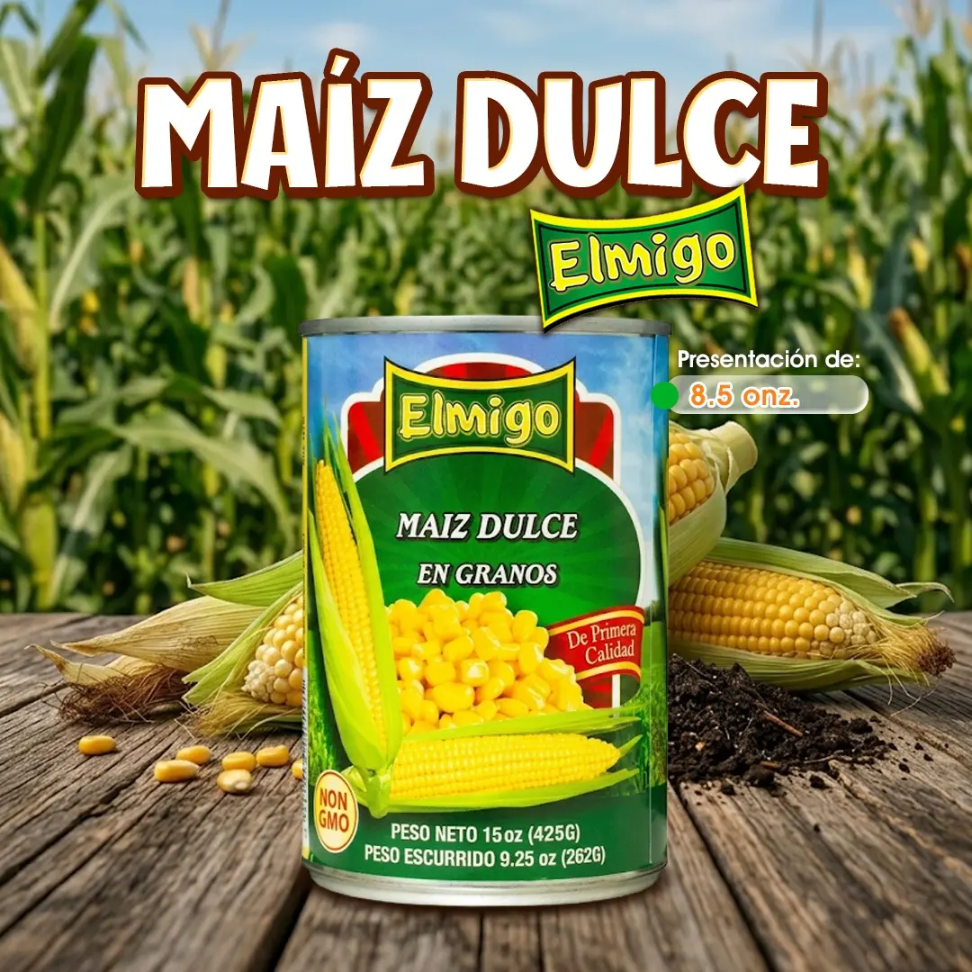 Maíz El Migo en presentación para preparar esquites y recetas tradicionales.