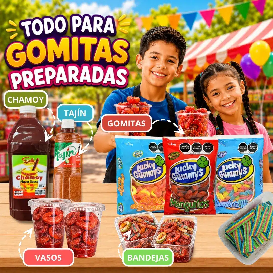 niño emprende gomitas