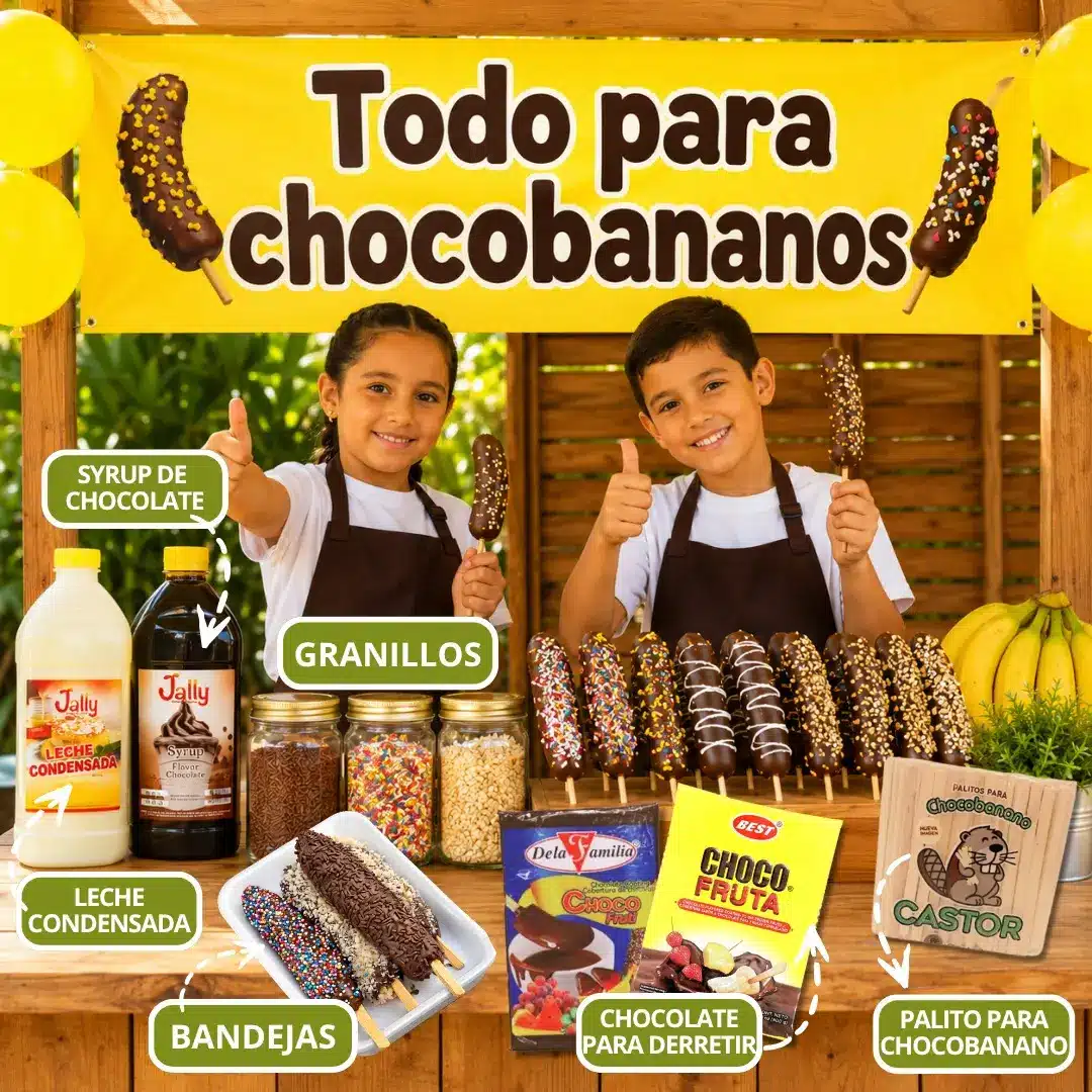 niños emprende chocobanano