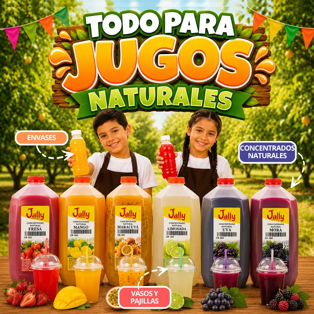 niños emprende jugos