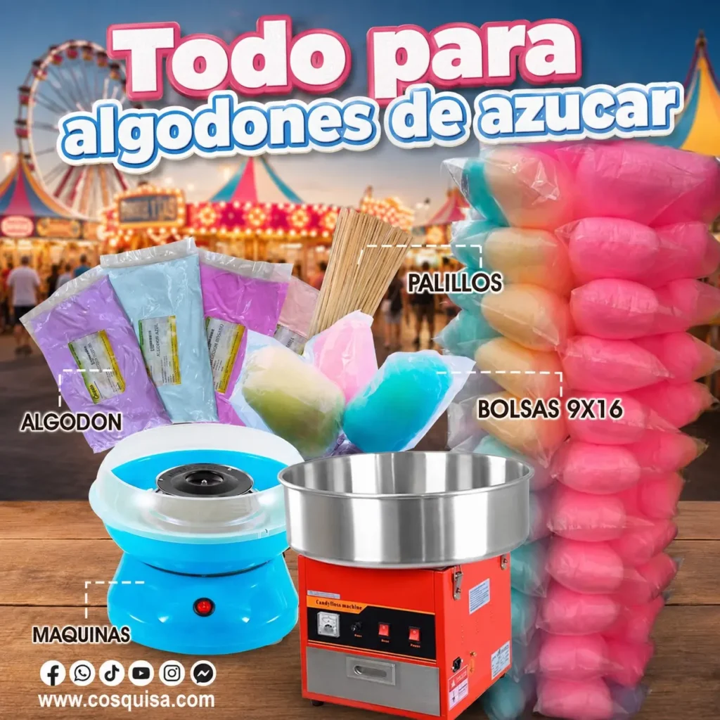 kit para elaborar algodones de azucar