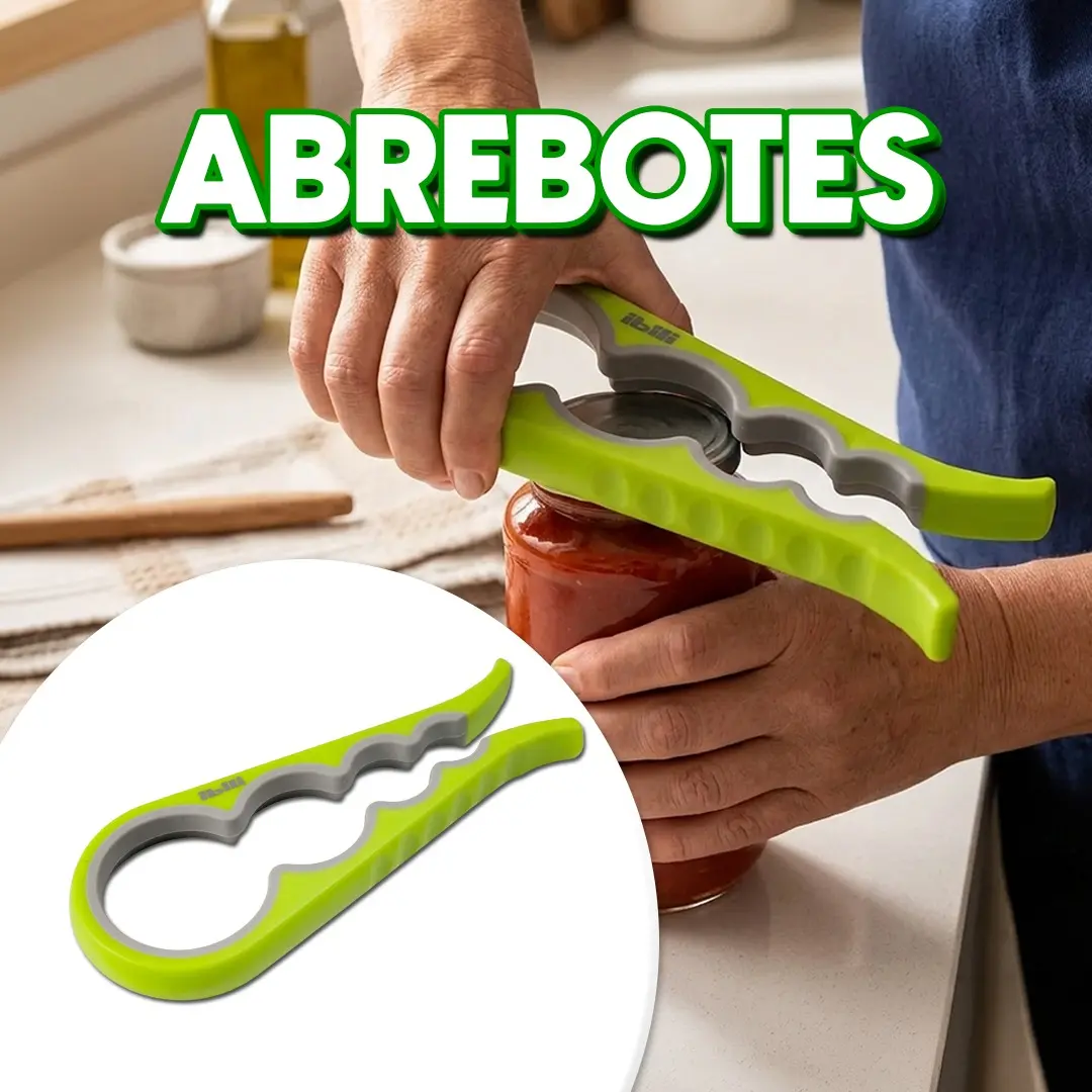 Abrebotes de cocina para abrir frascos y tapas con facilidad.