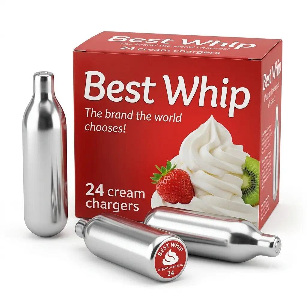 Cartuchos de crema chantilly para dispensadores de repostería y cocina