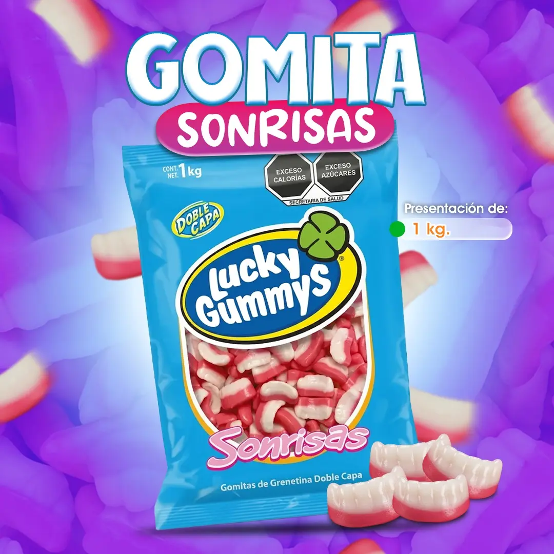 Gomitas de sonrisas por kilo.