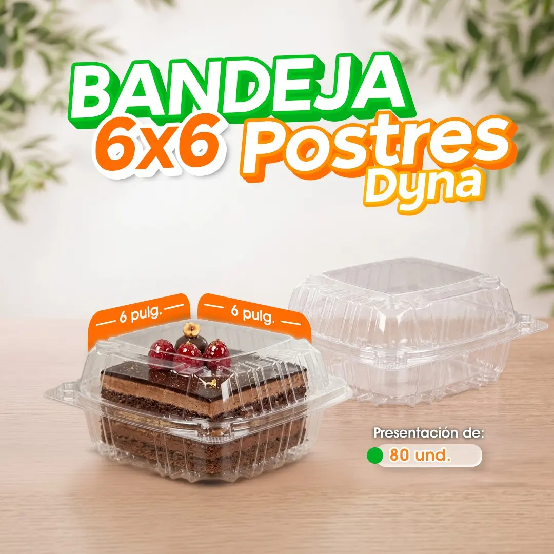 Bandeja Dyna 6x6 para postres