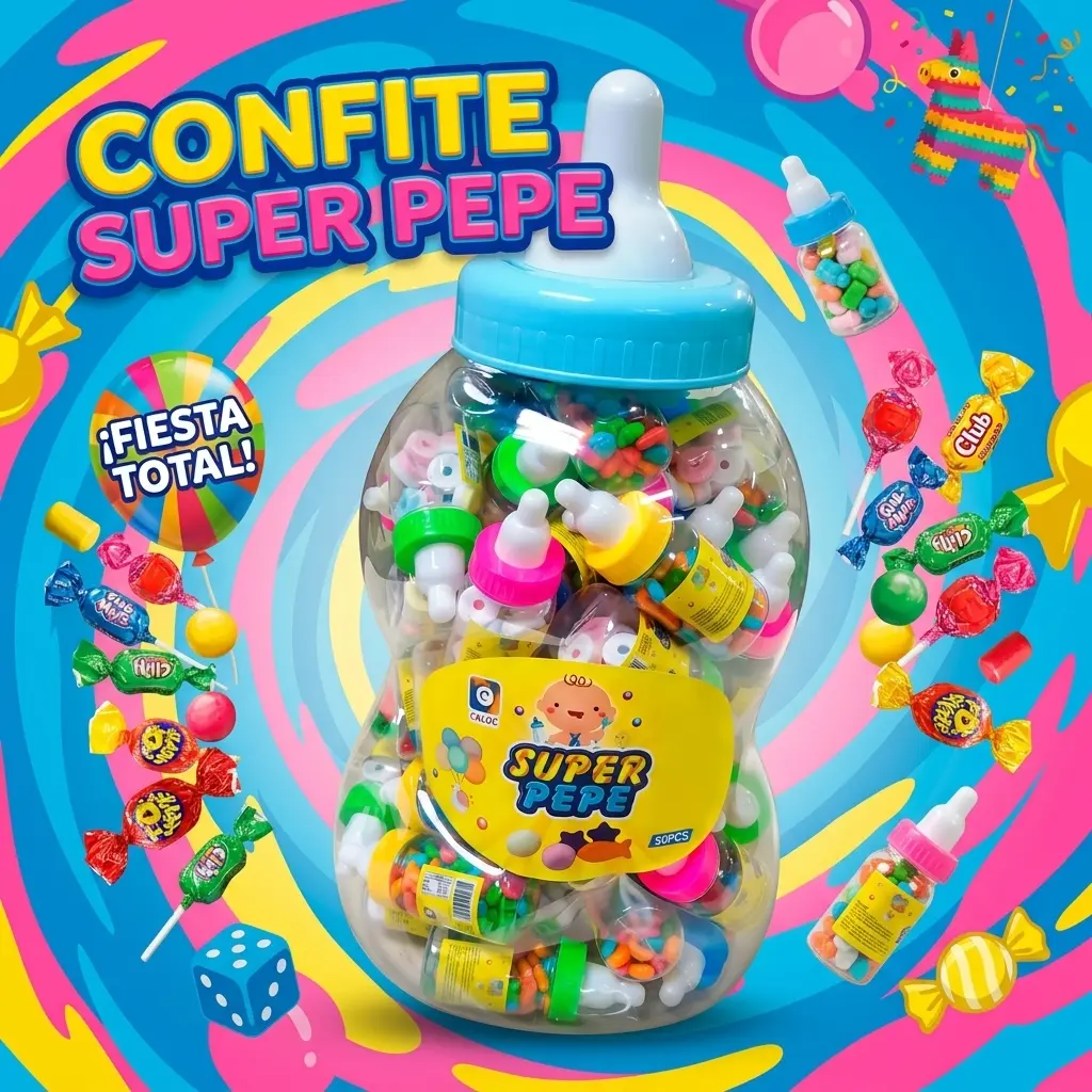 Confite Súper Pepe para dulcerías y repostería