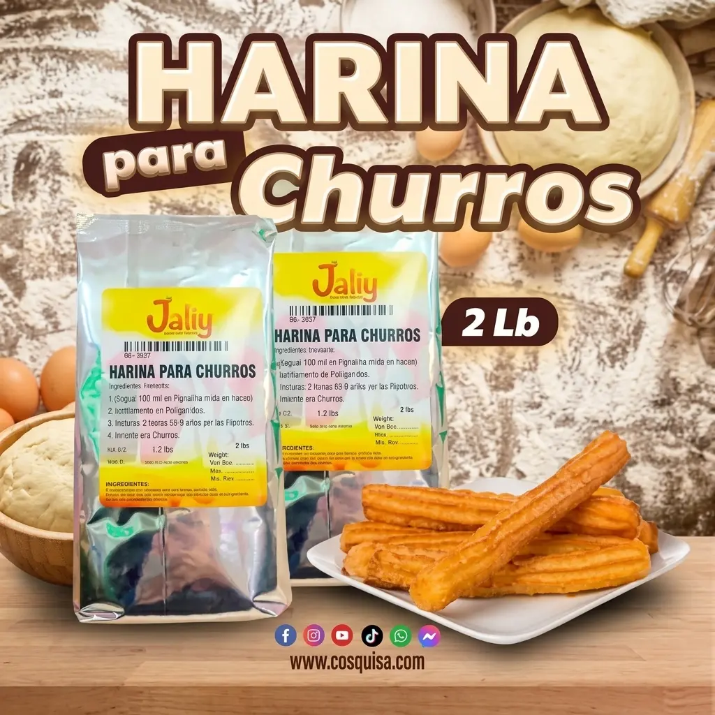 Harina/Premezcla para churros crujientes.