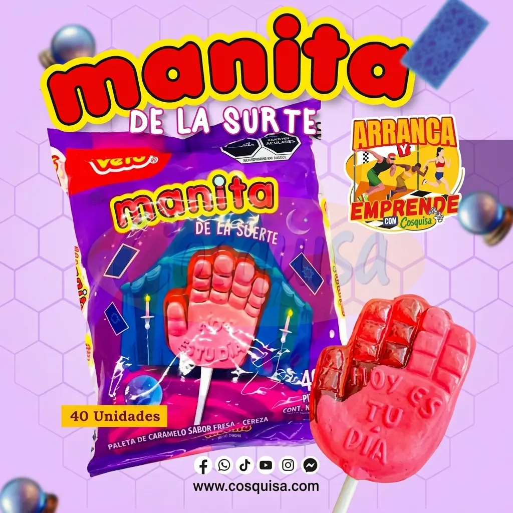 Bolsa de paleta Manita de la Suerte VERO