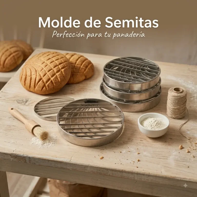 Molde para semitas de panadería y repostería para elaborar pan artesanal y productos horneados en Honduras
