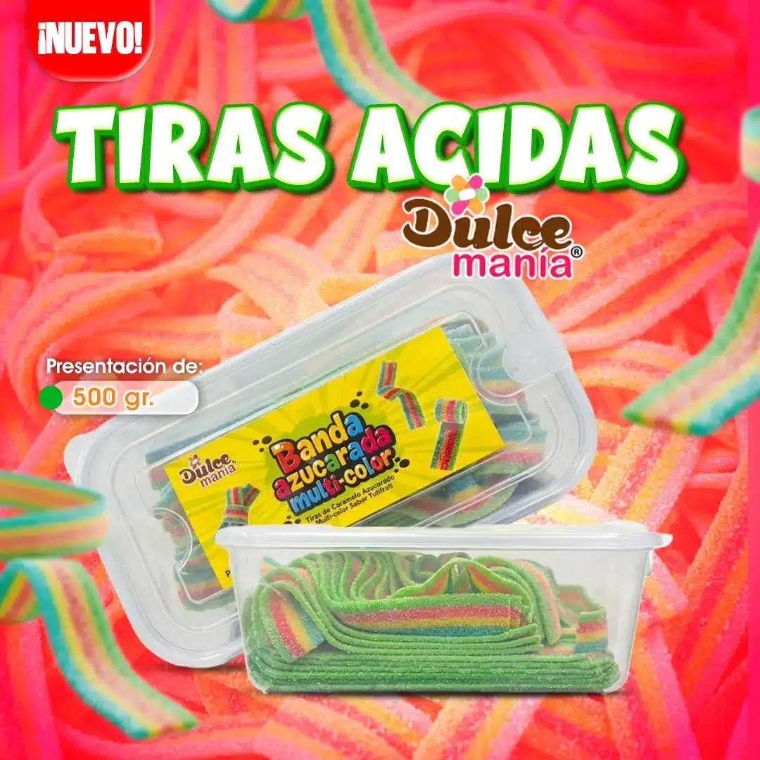 Tiras Ácidas Dulce Manía – Dulces Ácidos