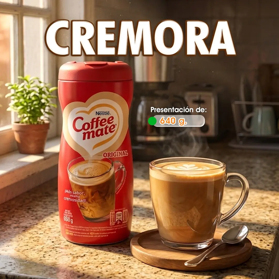 Cremora en polvo 640 gramos