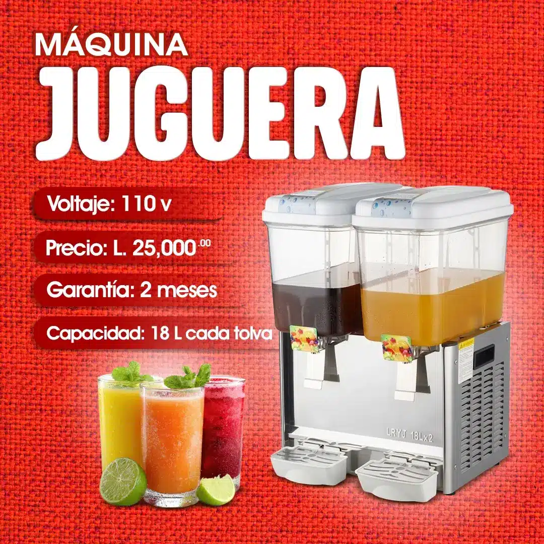 Máquina dispensadora de jugos para bebidas frías – Cosquisa Honduras