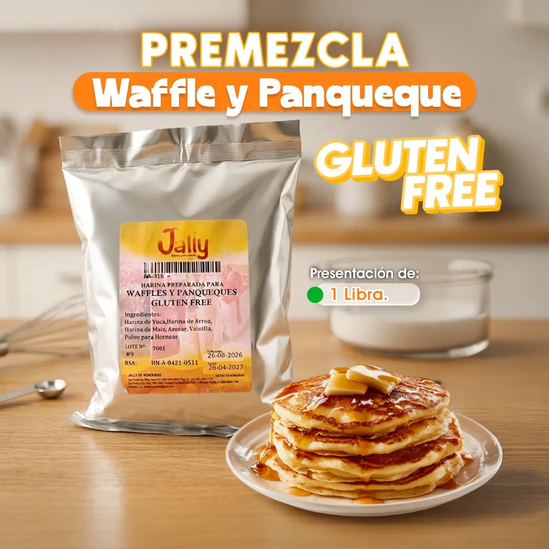Premezcla para waffles y panqueques Gluten Free