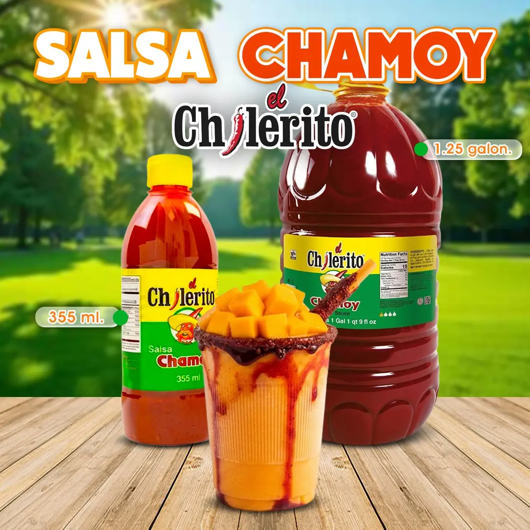 Salsa Chamoy Chilerito para botanas y bebidas