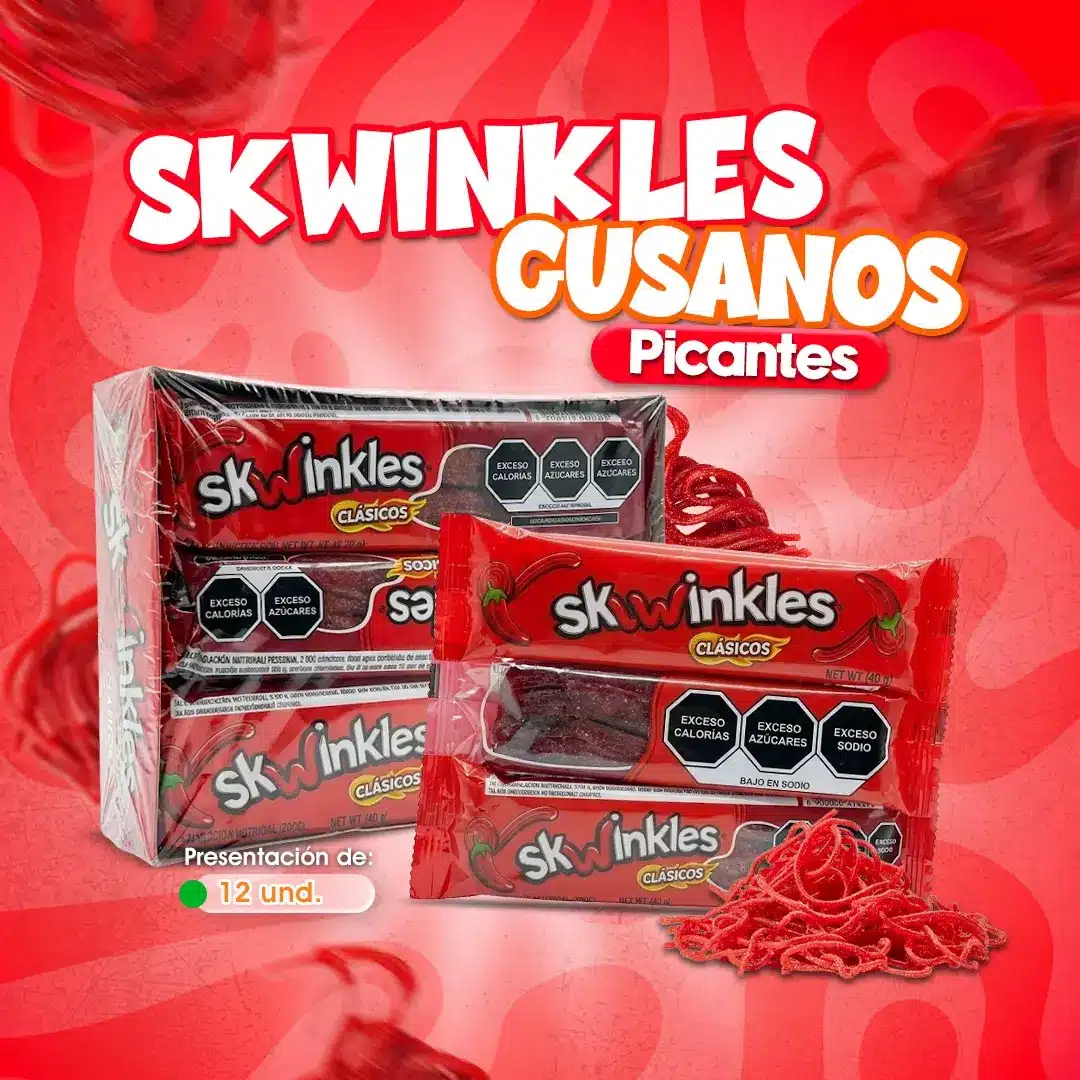 Swinkles Gusanos Picantes, dulce mexicano | Cosquisa