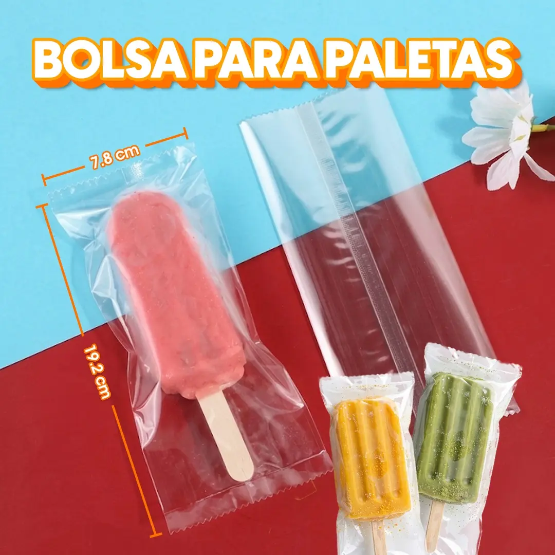Bolsas para paletas de helado y paletas de hielo | Cosquisa