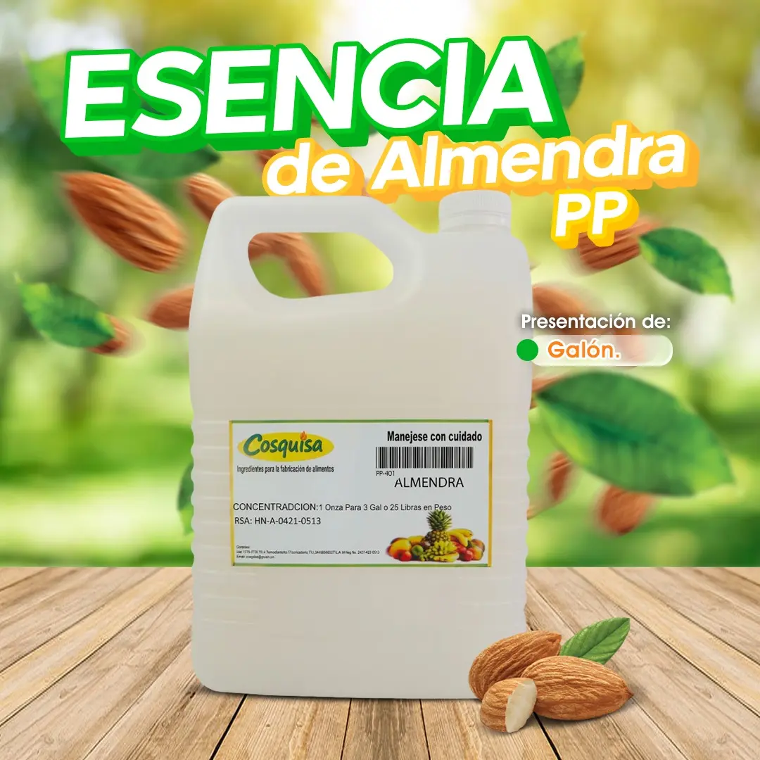 Esencia de almendra PP para repostería | Cosquisa
