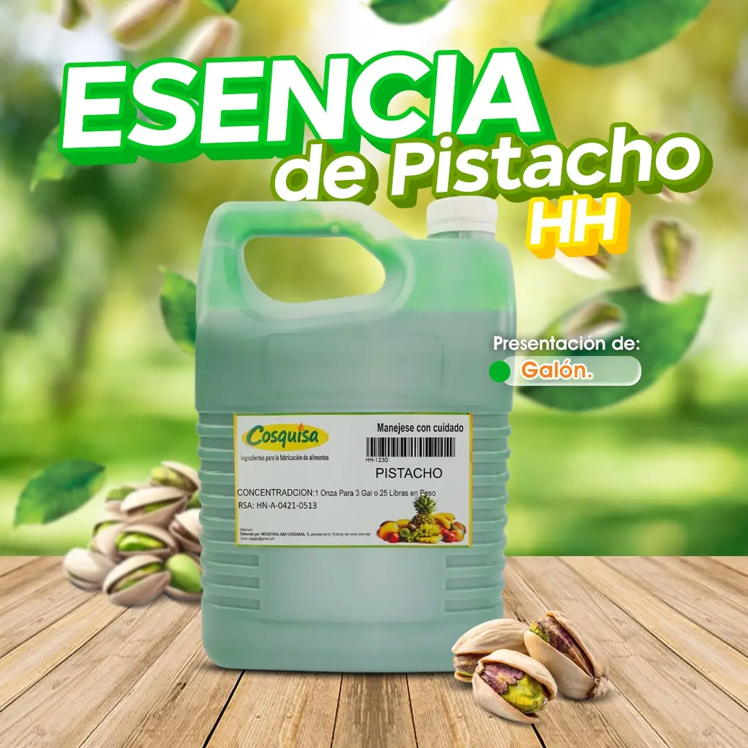 Esencia de pistacho HH para heladería | Cosquisa