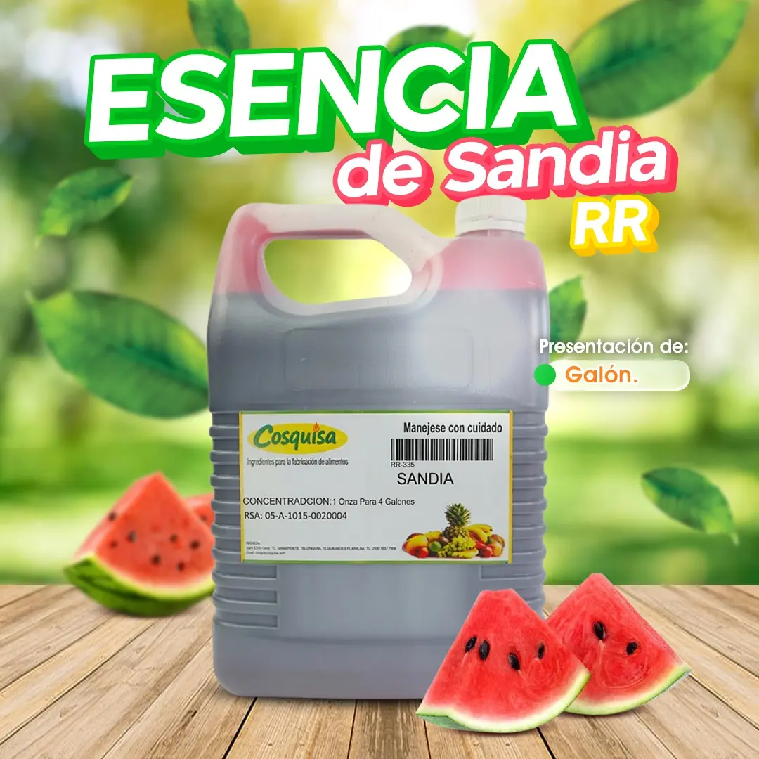 Esencia de sandia RR para juguitos y refrescos | Cosquisa